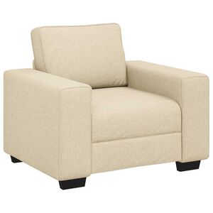 vidaXL Sessel Creme 100x77x82 cm Stoff