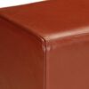 vidaXL Bank Turnbock-Design Braun 160 cm Echtleder