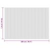 vidaXL Teppich Rechteckig Natur 70x100 cm Bambus