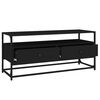 vidaXL TV-Schrank Schwarz 100x35x45 cm Holzwerkstoff