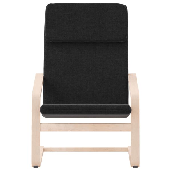 vidaXL Relaxsessel Schwarz Stoff