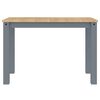 vidaXL Esstisch Panama Grau 112x60x75 cm Massivholz Kiefer