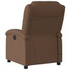 vidaXL Massagesessel Braun Stoff