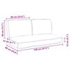vidaXL Kissenset 3 pcs Anthrazit Oxford-Stoff