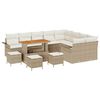 vidaXL Garten-Sofa-Set 13 stk. 12-Sitzanzahl Beige und Creme