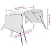 vidaXL 3-Bow Bimini-Top mit Seitenteilen 183x(170-182)x137 cm
