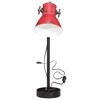 vidaXL Schreibtischlampe 25 W Rot 15x15x55 cm E27
