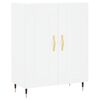 vidaXL Highboard Wei&szlig; 69,5x34x180 cm Holzwerkstoff