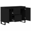 vidaXL Sideboard Schwarze Eiche 101,5 x 35 x 70 cm Holzwerkstoff