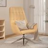 vidaXL Relaxsessel Creme Wildleder-Optik