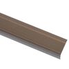 vidaXL Treppenkantenprofil in L-Form 5 Stk. Aluminium 100cm Braun