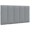 vidaXL Bett mit Matratze "Hanko" Hellgrau 80x200 cm Stoff