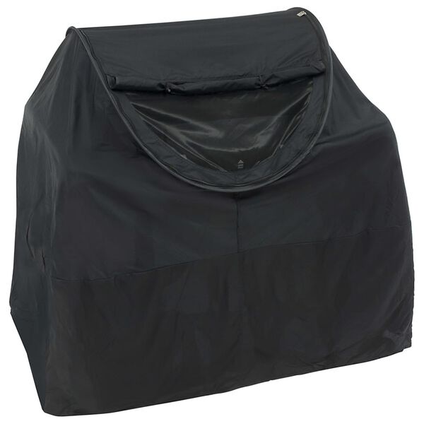 DERYAN Protector Nachtabdeckung für Campingbett Schwarz