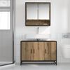 vidaXL Badezimmerschrank Artisan-Eiche 90 x 33 x 60 cm Holzwerkstoff