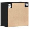 vidaXL Schuhschrank 2 pcs Schwarz Eichen-Optik 52 x 30 x 50,5 cm