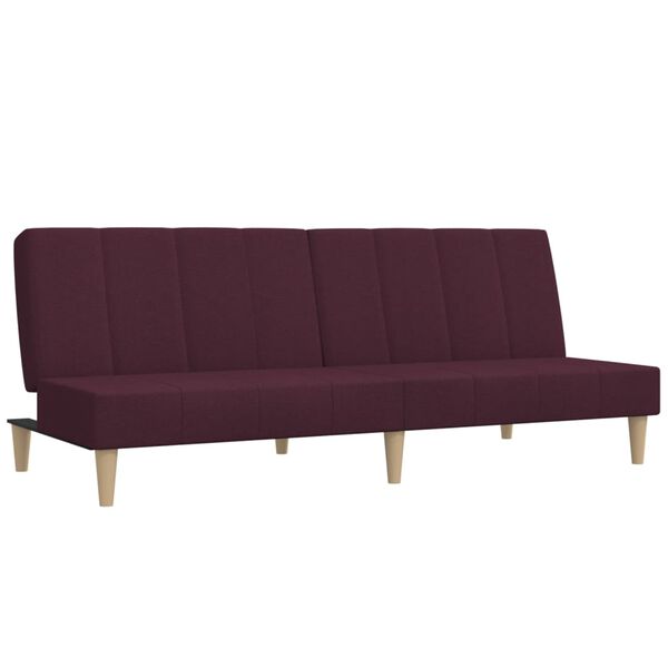 vidaXL Schlafsofa 2-Sitzer Lila Stoff