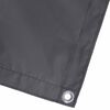 vidaXL Balkonsichtschutz PU-beschichtetes Oxford-Textil alu