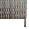 vidaXL Paravent 3-tlg. Grau Poly Rattan