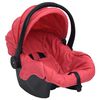 vidaXL 3-in-1-Kinderwagen Rot Aluminium