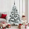 vidaXL K&uuml;nstlicher Weihnachtsbaum mit 150 LEDs Wei&szlig; 150 cm PE und PVC