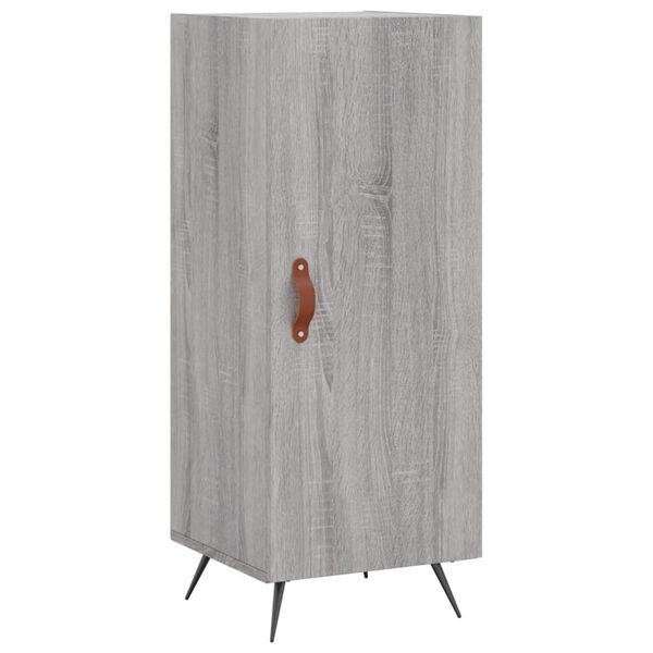 vidaXL Sideboard Grau Sonoma 34,5x34x90 cm Holzwerkstoff