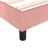 vidaXL Boxspringbett mit Matratze Rosa 160x200 cm Samt