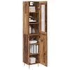 vidaXL Highboard 2 pcs Altholz Holzwerkstoff