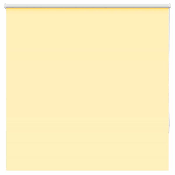 vidaXL Verdunkelungsrollo Gelb 130x130cm Stoffbreite 126,6cm Polyester