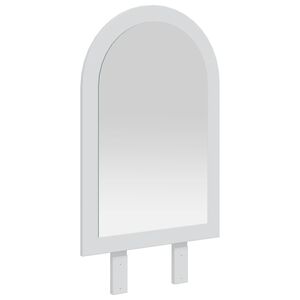 vidaxl Spiegel FAUSKE Wei&szlig; 43 x 3,5 x 77 cm Nur f&uuml;r den Innenbereich