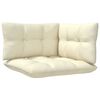 vidaXL 3-tlg. Garten-Lounge-Set mit Creme Kissen Kiefernholz