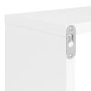 vidaXL W&uuml;rfelregale 2 Stk. Wei&szlig; 80x15x26,5 cm Holzwerkstoff