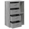 vidaXL Sideboard Grau Sonoma 60 x 33,5 x 84 cm