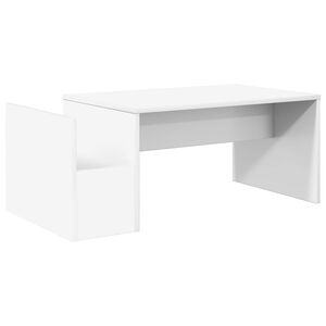 vidaXL Couchtisch Wei&szlig; 90 x 45 x 35 cm Holzwerkstoff