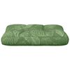 vidaXL Palettenkissen Blattmuster 60x40x12 cm Stoff