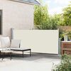 vidaXL Ausziehbare Seitenmarkise 140x300 cm Creme
