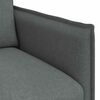 vidaXL Sofa 120cm 2 pcs Dunkelgrau Metall