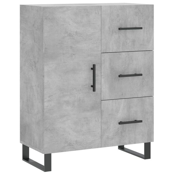 vidaXL Sideboard Betongrau 69,5x34x90 cm Holzwerkstoff