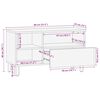 vidaXL TV-Schrank Braun 80x33x46 cm Massivholz Mango