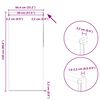 vidaXL Verdunkelungsrollo 84,4 x 230 cm, Stoffbreite 80 cm, schwarz