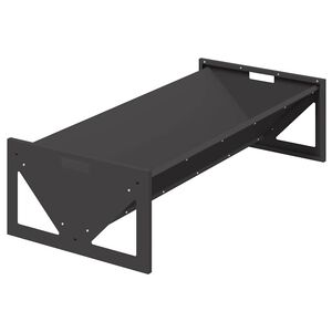 vidaXL Futtertr&ouml;ge f&uuml;r Nutztiere Schwarz 108 x 50 x 28 cm 10 kg