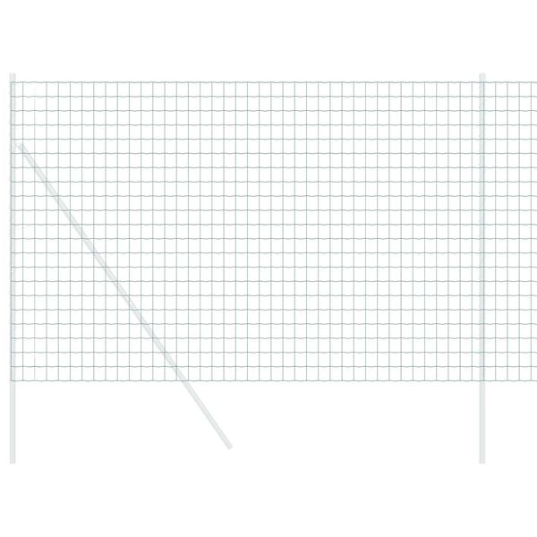 vidaXL Eurozaun Gr&uuml;n 1,6 x 10 m PVC-beschichtetes Eisen