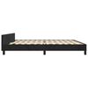 vidaXL Bettgestell ohne Matratze Schwarz 200x200 cm Samt
