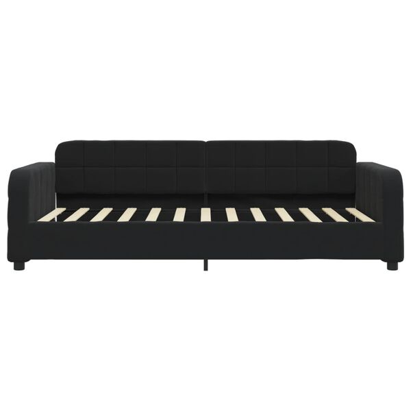 vidaXL Tagesbett Schwarz 80x200 cm Samt