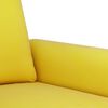 vidaXL 2-tlg. Sofagarnitur mit Kissen Gelb Samt