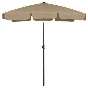 vidaXL Strandschirm Taupe 180x120 cm