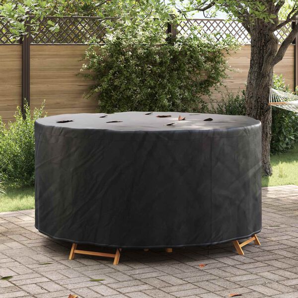 vidaXL Gartenmöbelabdeckung Schwarz 182 x 182 x 71 cm 420D-Gewebe