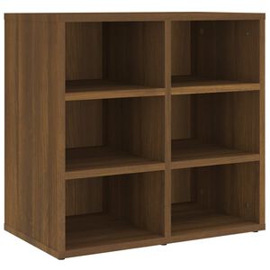 vidaXL Schuhregal Braun Eichen-Optik 52,5x30x50 cm