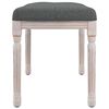 vidaXL Sitzbank Dunkelgrau 80x40x49 cm Stoff