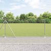 vidaXL Zaunpfosten Silber 10 x 0,8 m (36 mm Mesh) Stahl