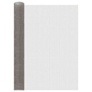 vidaXL Mesh Bildschirm 100 x 500 cm 3 Mesh Edelstahl 201 Silber